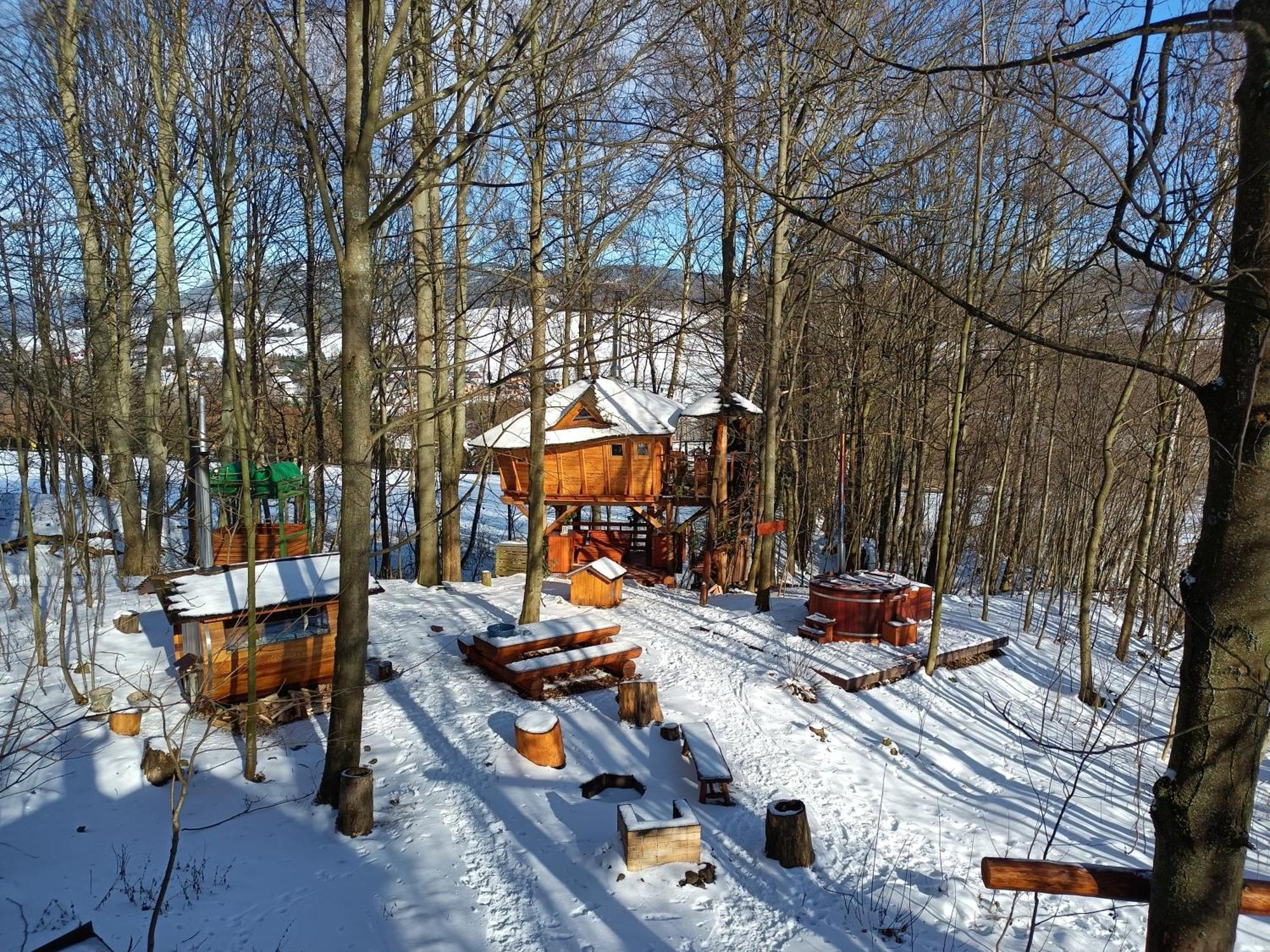 Treehouses Sněžník Dolní Morava Exterior foto